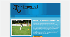 Desktop Screenshot of g-voetbal.eu