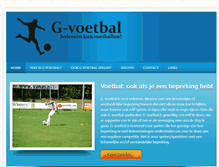 Tablet Screenshot of g-voetbal.eu